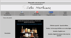 Desktop Screenshot of jotamartinez.com